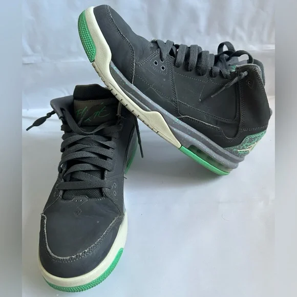 Nike Air Jordan Flight Origin Green Glow Sneakers599593-033 Size